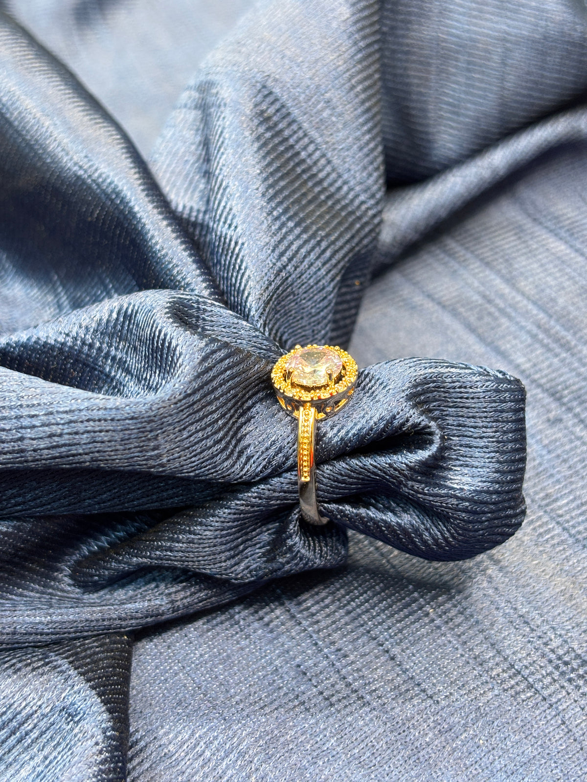 Solar Flare Coin Medallion Ring
