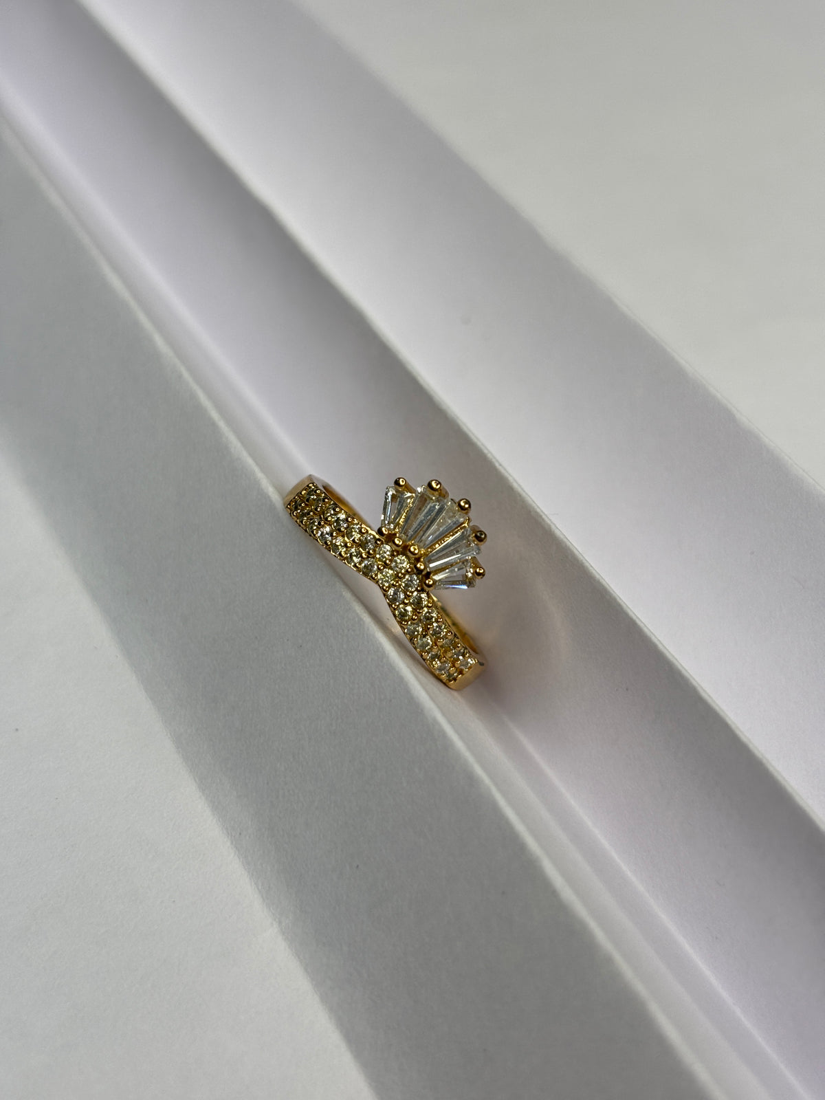 Golden Branch Vine Leaf Ring