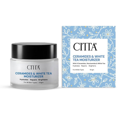 CITTA Ceramide & White Tea Face Moisturizer | 50gm