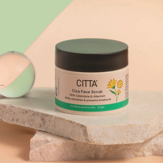 CITTA Cica Face Scrub (with Encapsulated Actives) | 50 gm
