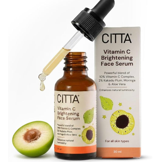 CITTA Vitamin C Brightening Face Serum (with 10% Vitamin C Complex) | 30 ml
