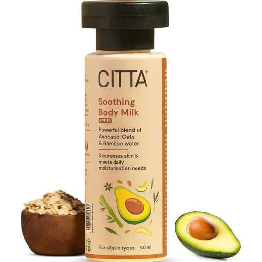 CITTA Soothing Body Milk (Avocado, Oat & Shea Butter) | 50 ml
