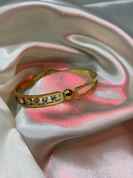 Celestial Orbit Starburst Bangle