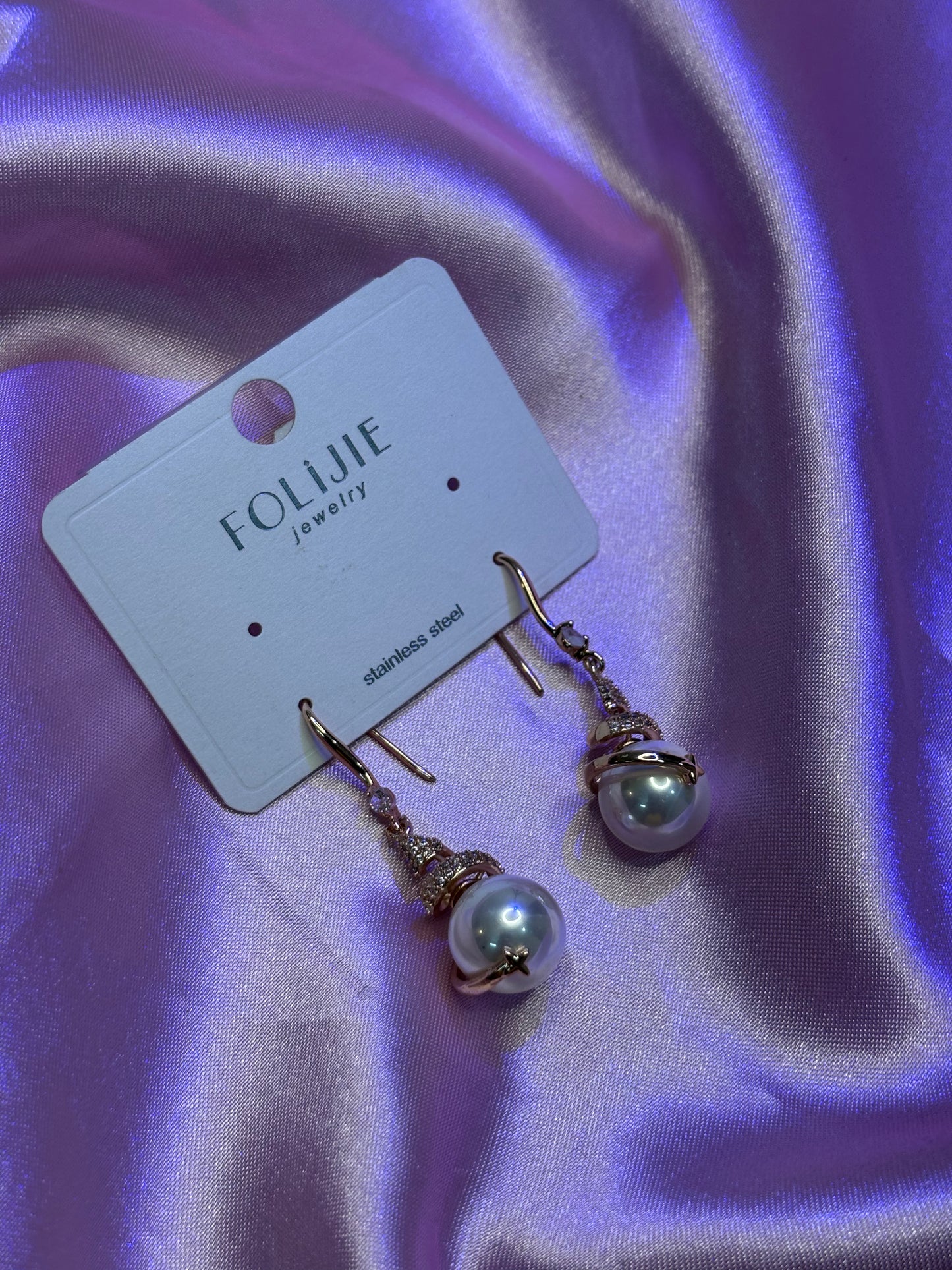 Luminous Baroque Pearl Drop Earrings