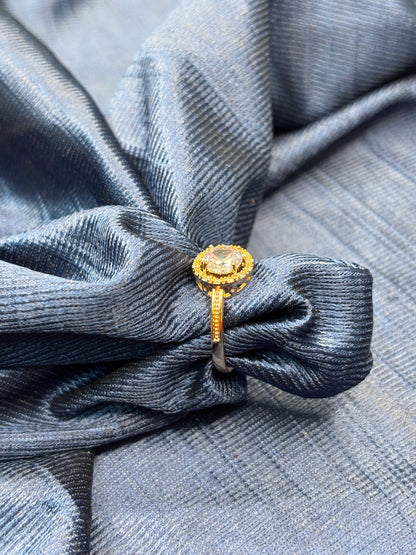 Solar Flare Coin Medallion Ring