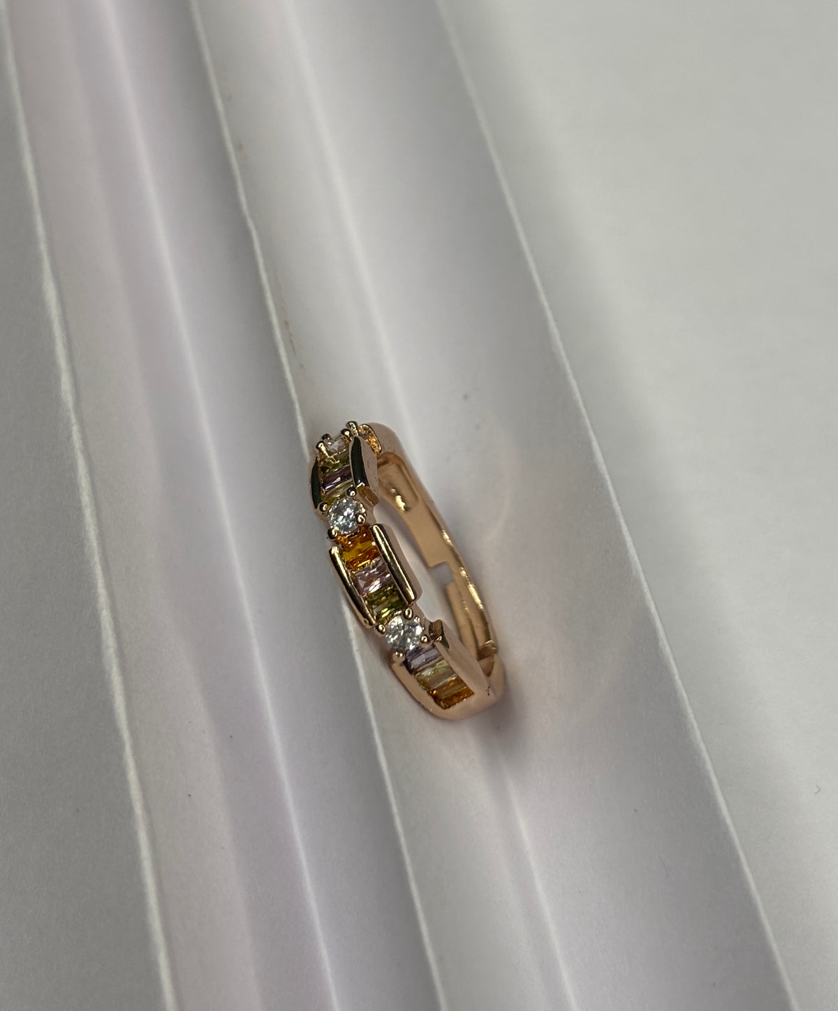 Textured Entwined Eternity Band